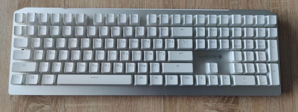 Cherry mechanische toetsenbord verlichting QWERTY  Russisch, Ophalen, Zo goed als nieuw, CHERRY, Qwerty