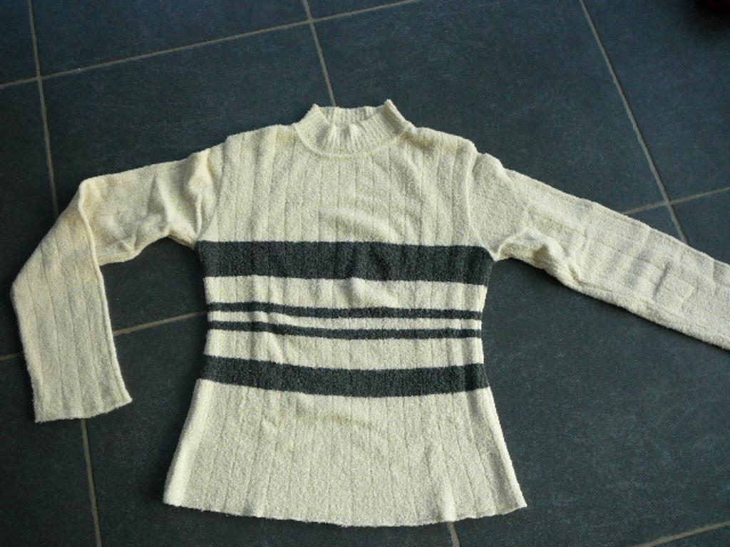 crèmekleurige - grijze souspull van het merk Rhétorique, Taille 38/40 (M), Enlèvement ou Envoi, Beige, Rhétorique