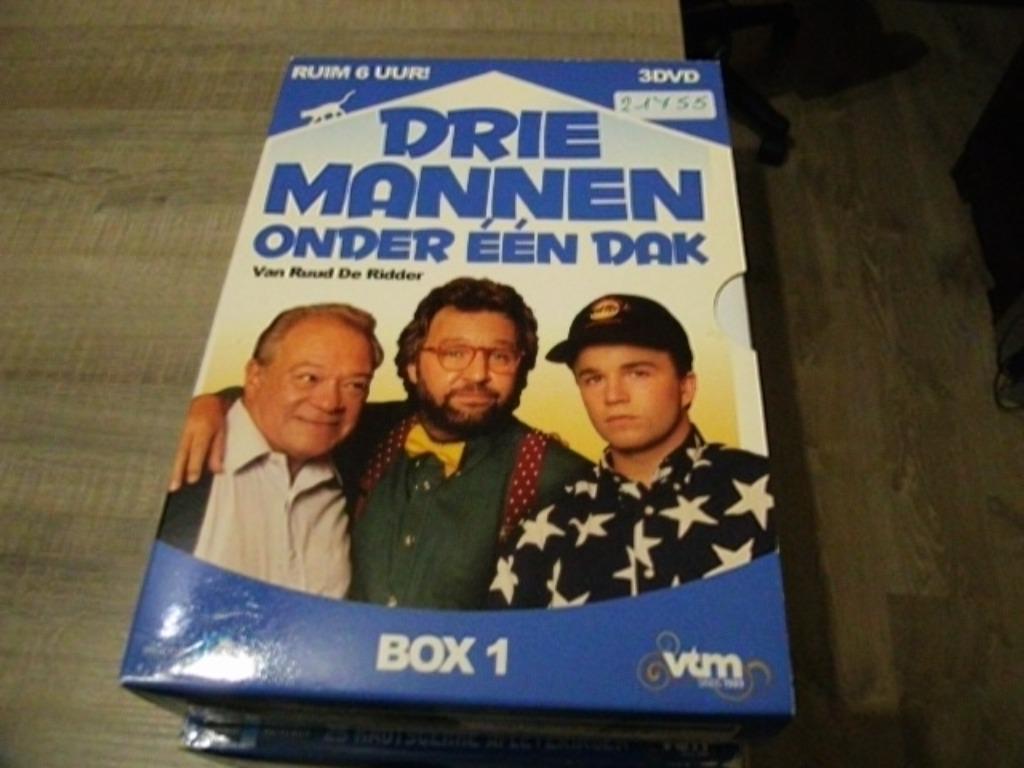 drie mannen onder één dak  3 disc, Cd's en Dvd's, Ophalen of Verzenden