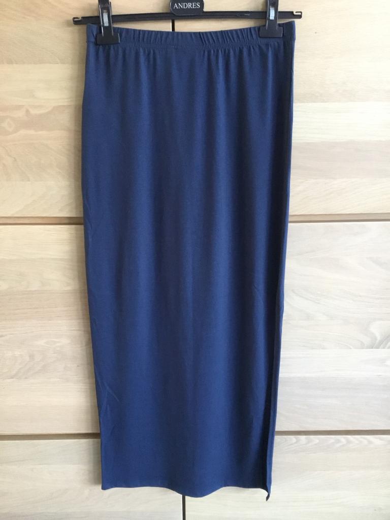 Lange rok ONLY Essentiels, Maat 38/40 (M), Blauw, Ophalen of Verzenden, Zo goed als nieuw