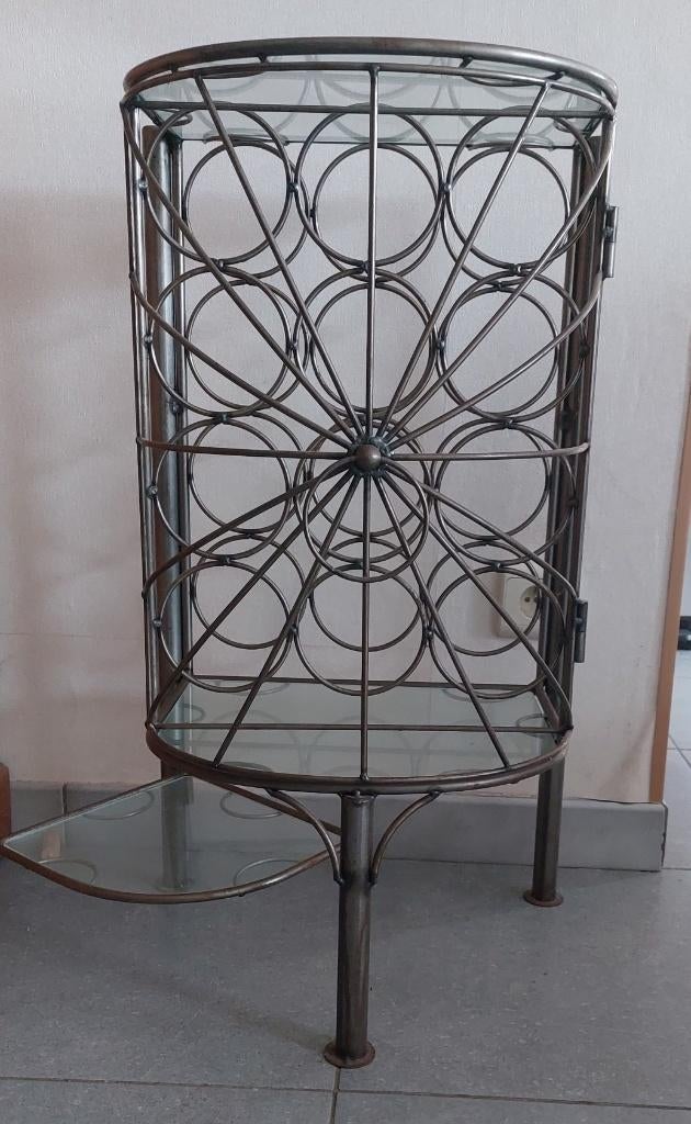 Wijnrek/bijzettafel, Antiek en Kunst, Ophalen
