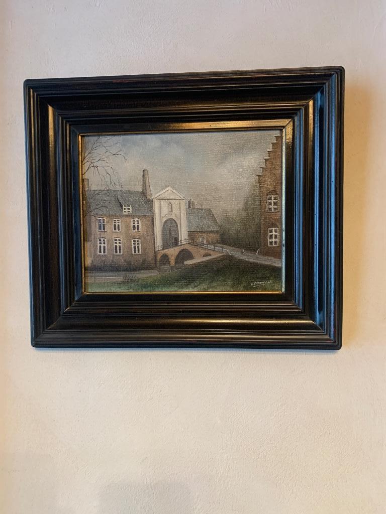Schilderijtje Brugge, Antiek en Kunst, Kunst | Schilderijen | Klassiek, Ophalen of Verzenden