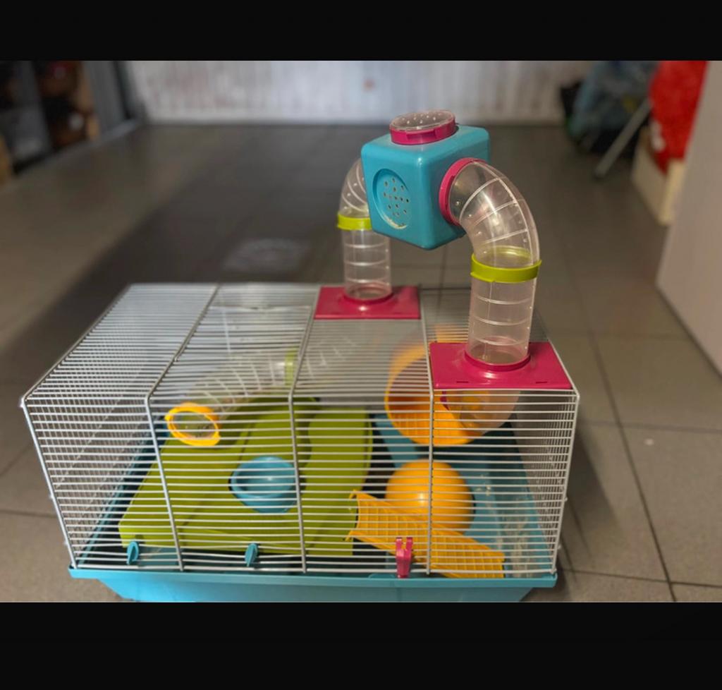 Équipement pour hamster, Animaux & Accessoires, Enlèvement, Comme neuf, Cage