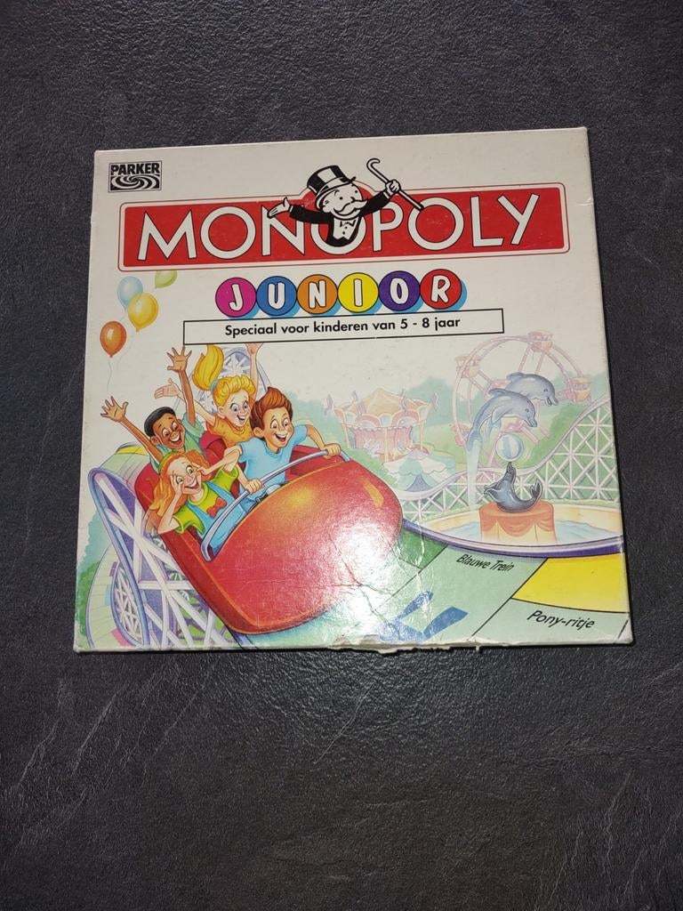 Parker - Monopoly Junior, Trois ou quatre joueurs, Enlèvement, Utilisé