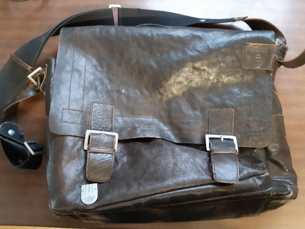Mallette / Cartable en cuir, Bijoux, Sacs & Beauté, Sacs | Cartables, Utilisé, Autres types, 30 à 40 cm, 30 à 40 cm, Brun, Cuir