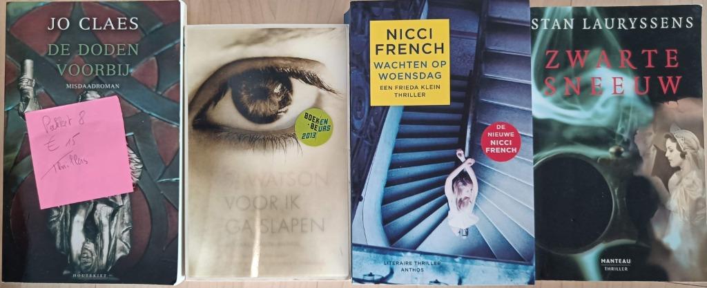 THRILLERS PAKKET8, Ophalen, Zo goed als nieuw, België