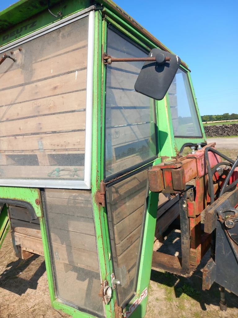 Cabine tracteur deutz, Enlèvement