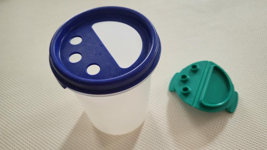 Strooibus Tupperware, Ophalen, Zo goed als nieuw, Blauw, Bus of Trommel