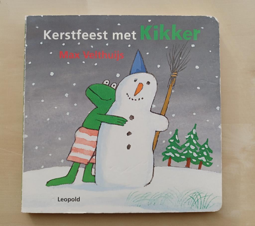 Kerstfeest met Kikker - kartonboek, Boeken, Kinderboeken | Baby's en Peuters, Gelezen, Ophalen of Verzenden