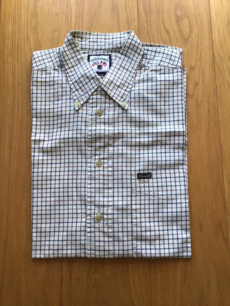 Chemise homme Façonnable, Enlèvement ou Envoi, Porté, Beige, Façonnable