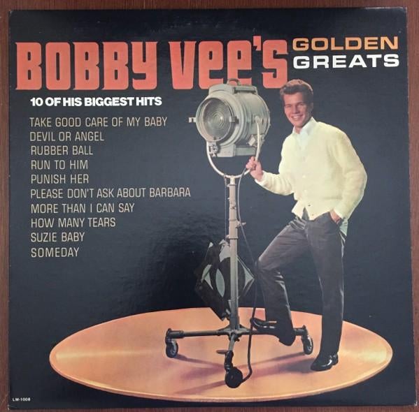Bobby Vee – Bobby Vee's Golden Greats, Enlèvement ou Envoi, Utilisé, 12 pouces, Pop rock
