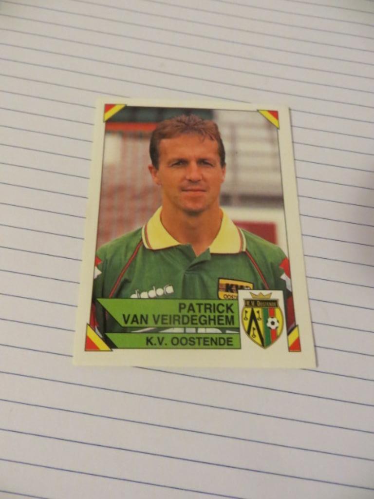 Voetbal: Sticker football 95 : Patrick Van Veirdeghem, Enlèvement ou Envoi, Neuf, Autocollant