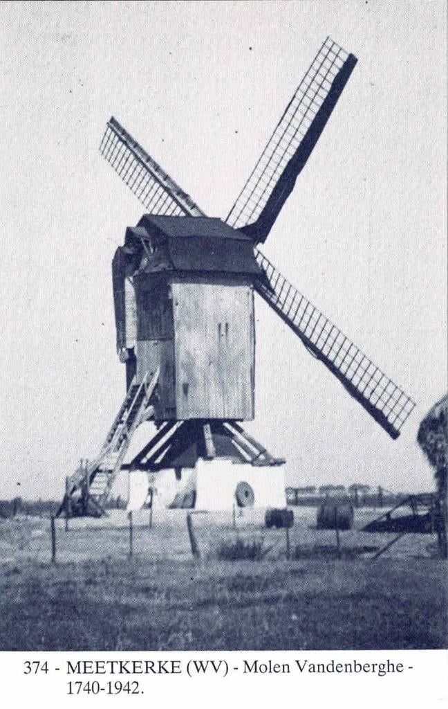 Meetkerke - Molen Vandenberghe, Ophalen of Verzenden, 1980 tot heden, Ongelopen, West-Vlaanderen
