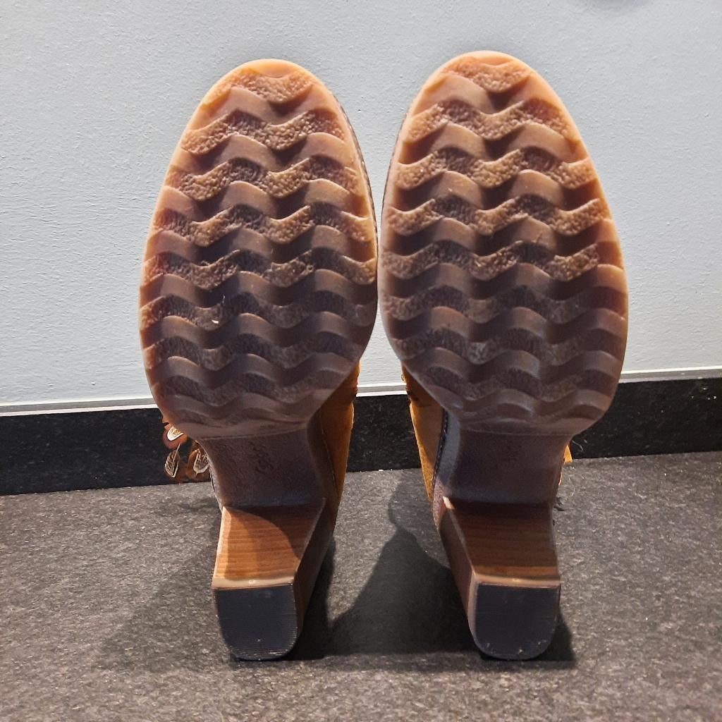 Gabor enkellaarsjes maat  38 2x gebruikt, Kleding | Dames, Ophalen, Bruin, Gabor, Zo goed als nieuw