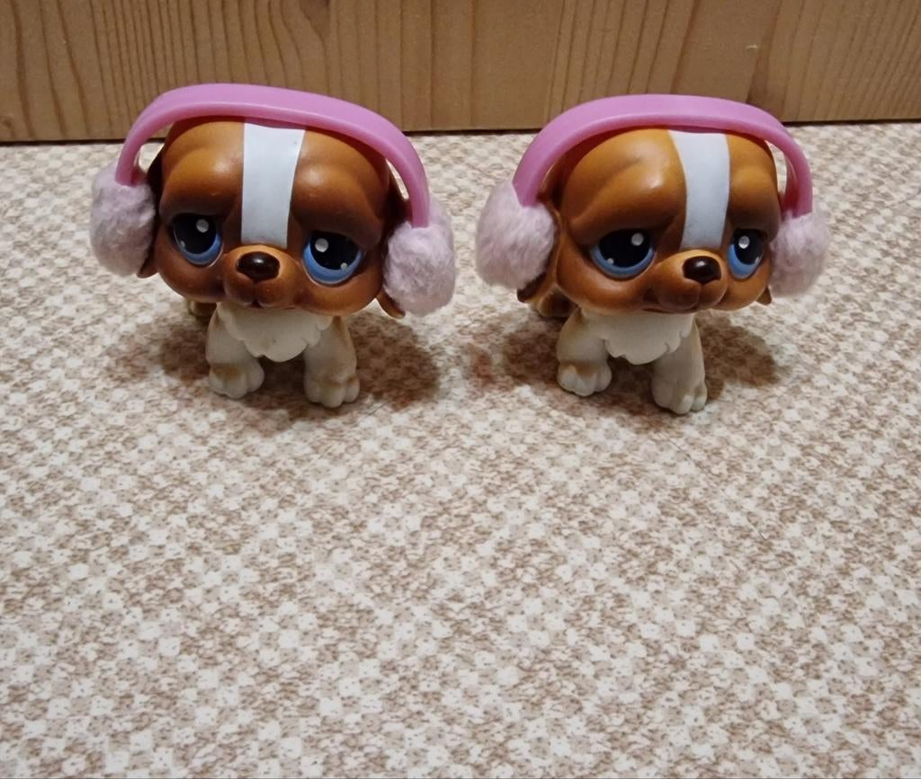 Little Pet Shop - Sint Bernard met oorkappen assesoire, Verzamelen, Ophalen of Verzenden, Zo goed als nieuw