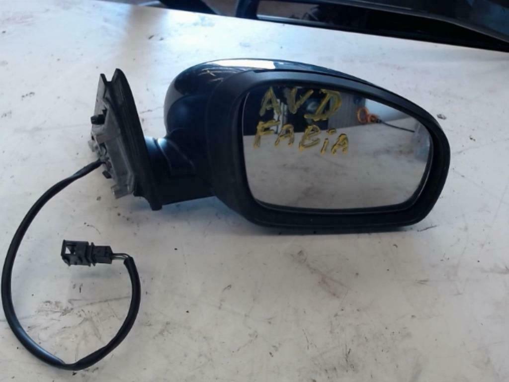 elektrische spiegel rechts skoda fabia 2, Auto-onderdelen, Spiegels, Skoda, Gebruikt, Ophalen of Verzenden