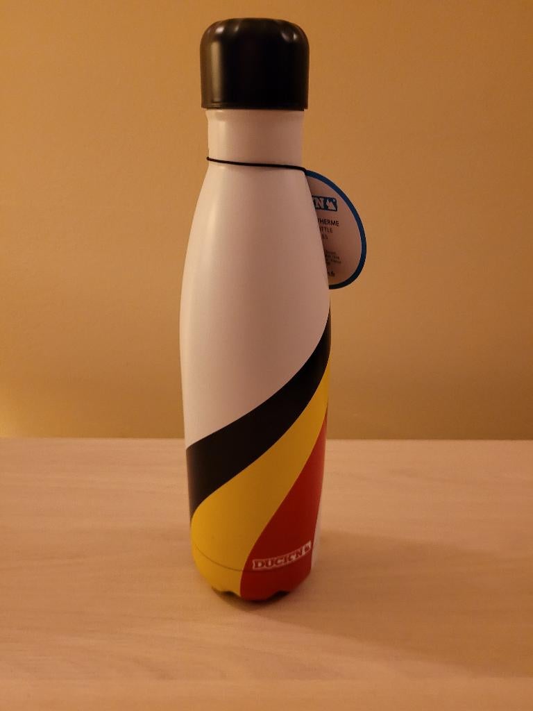 Nieuwe DUCK'N Belgium geïsoleerde fles van 500 ml, Sport en Fitness, Drinkbussen, Nieuw, Ophalen of Verzenden