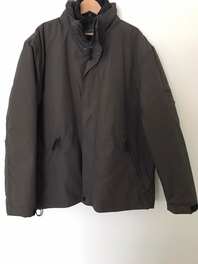 Toffe bruine jas heren met uitneembare binnenjas maat 54, Kleding | Heren, Ophalen of Verzenden, Zo goed als nieuw, Maat 52/54 (L)