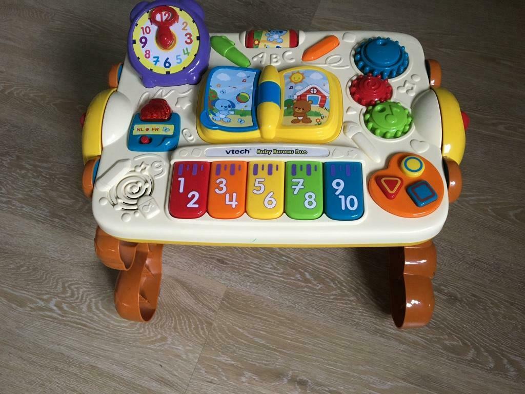 V-tech Bureau Duo, Kinderen en Baby's, Speelgoed | Vtech, Zo goed als nieuw, 2 tot 4 jaar, Ophalen