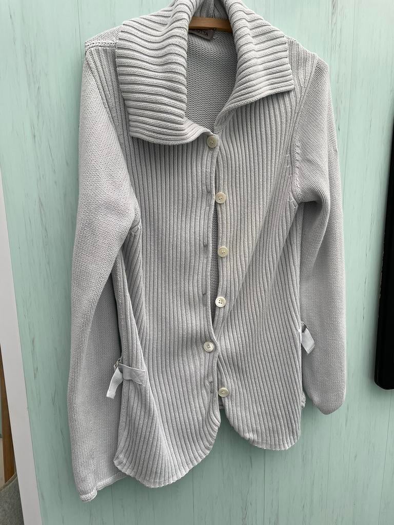 Cardigan gilet vest pastel blauw La Gaviotta, Ophalen