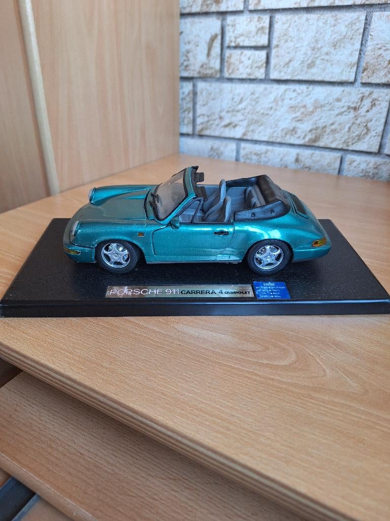 Porsche 911 1990 Cabriolet Turbo Turkoois-look, Ophalen of Verzenden, Nieuw, Auto, Anson