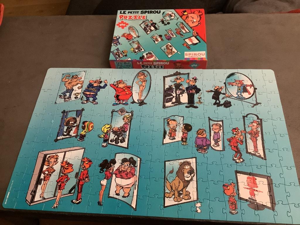 Puzzle 200 pièces Le petit Spirou, Enlèvement ou Envoi, Plus de 50 pièces, Utilisé, 6 ans ou plus
