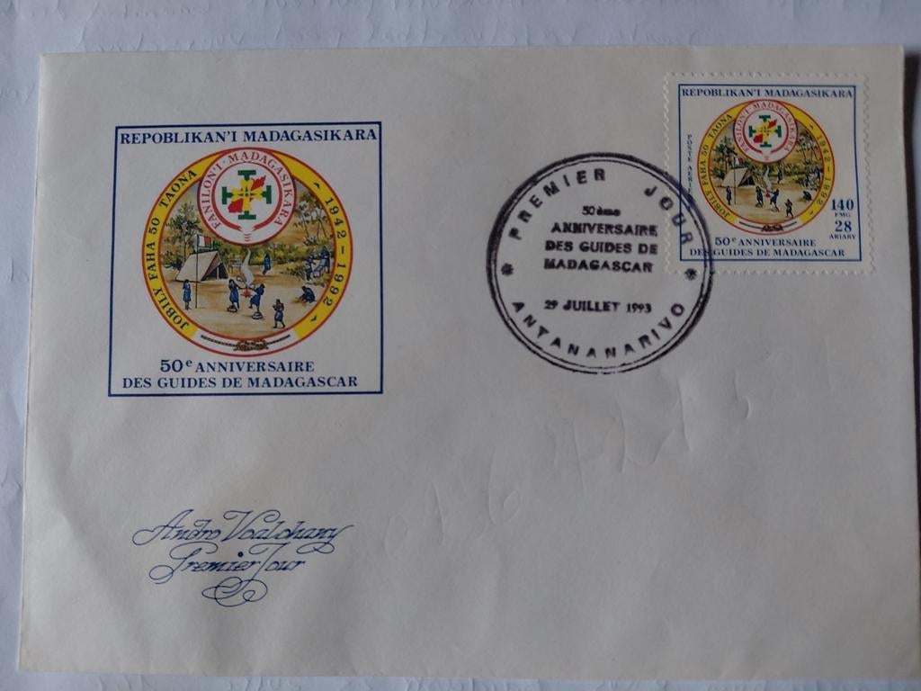 Postzegelvel scouts en gidsen, Postzegels en Munten, Ophalen of Verzenden