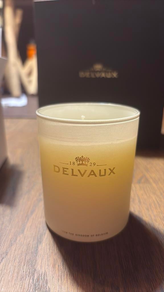 Bougie Delvaux, Ophalen of Verzenden, Zo goed als nieuw, Kaars