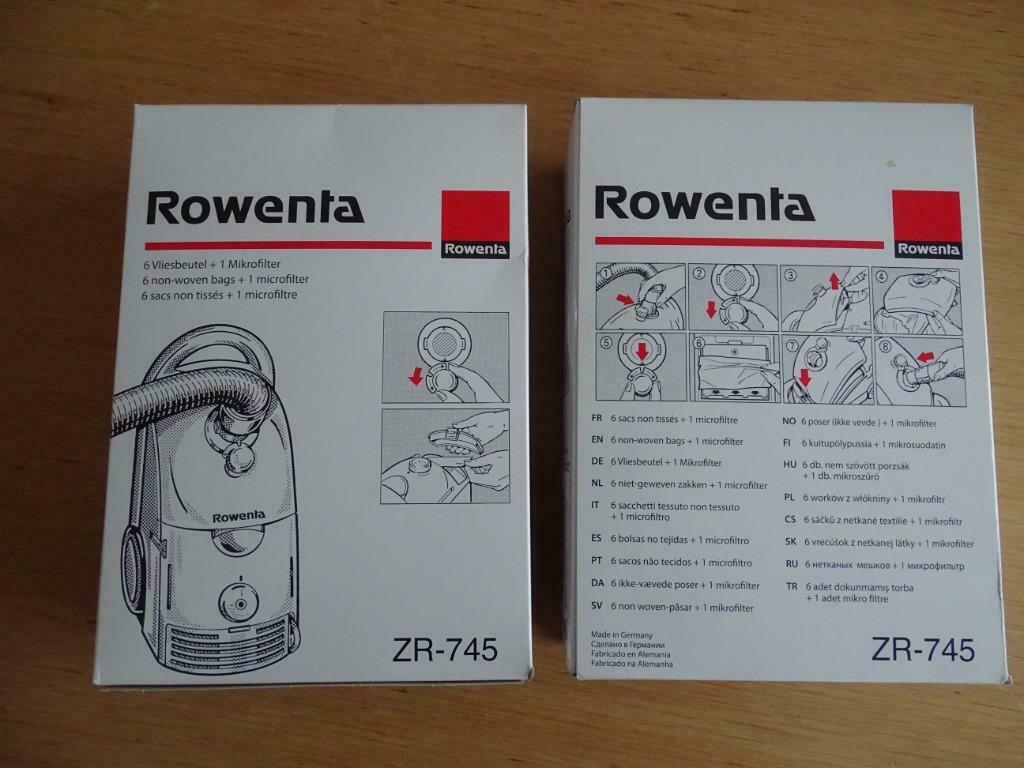 stofzuigerzakken Rowenta ZR745, Ophalen, Nieuw, Stofzak, Overige typen