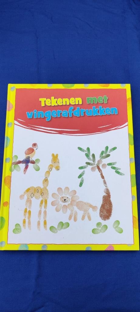 Saskia Peeters - Tekenen met vingerafdrukken, Saskia Peeters; Birgit Elisabeth Holtzapfel, Ophalen of Verzenden, Zo goed als nieuw