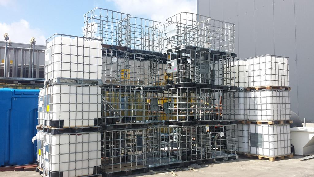 Ibc containers ibc kratten 1000 Lit per 52 stuks ibc kooien, 150 litres ou plus, Envoi, Utilisé, Métal