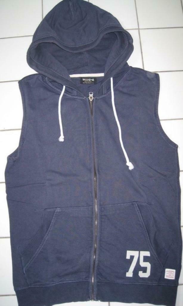 gilet sans manche à capuche Jack & Jones - garçon - homme -, Blauw, Ophalen of Verzenden, Gedragen, Jack & Jones