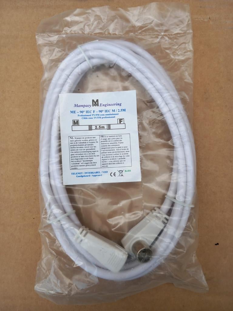 câble coaxial TV, Enlèvement, Neuf