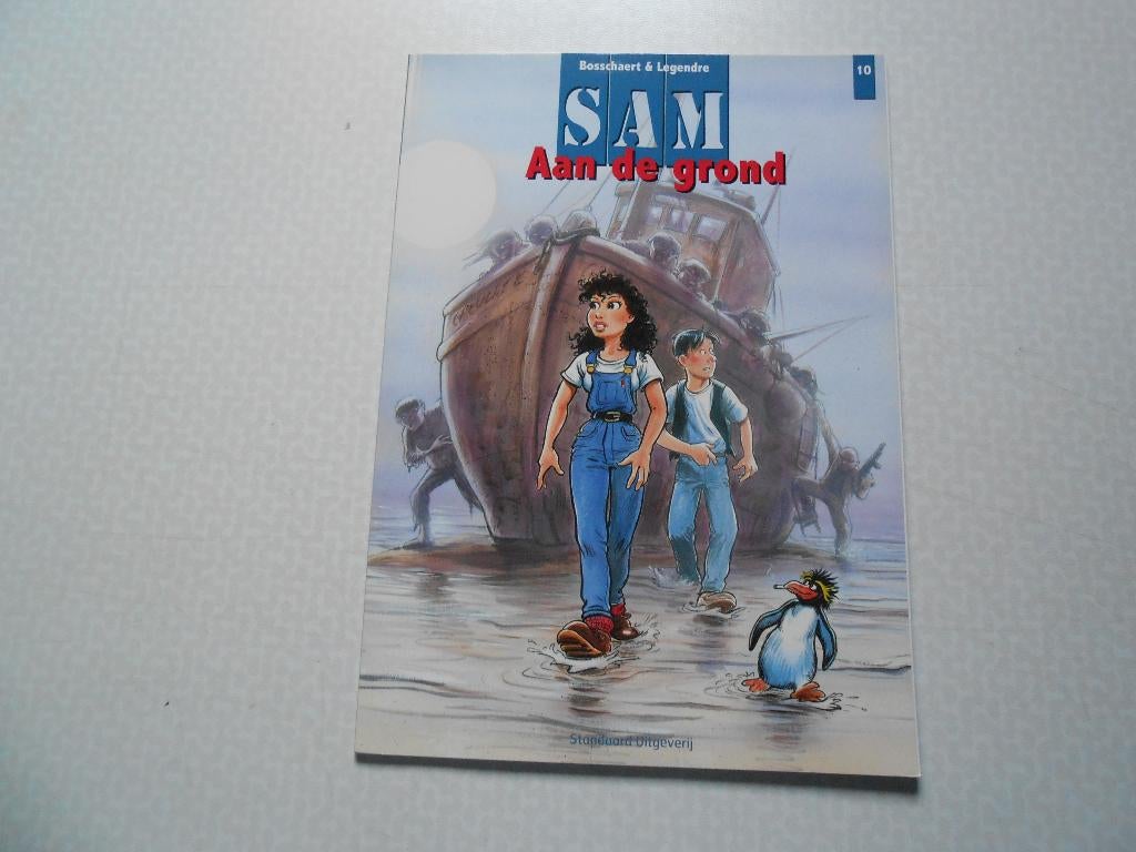 Sam 10 Aan de grond 2008 1 ste druk., Neuf, Enlèvement ou Envoi, Une BD, Jan Bosschaert