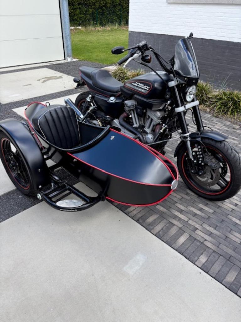 Harley Davidson XR 1200 avec side-car, Motos, Motos | Harley-Davidson, Particulier, Naked bike, plus de 35 kW, 2 cylindres, Enlèvement