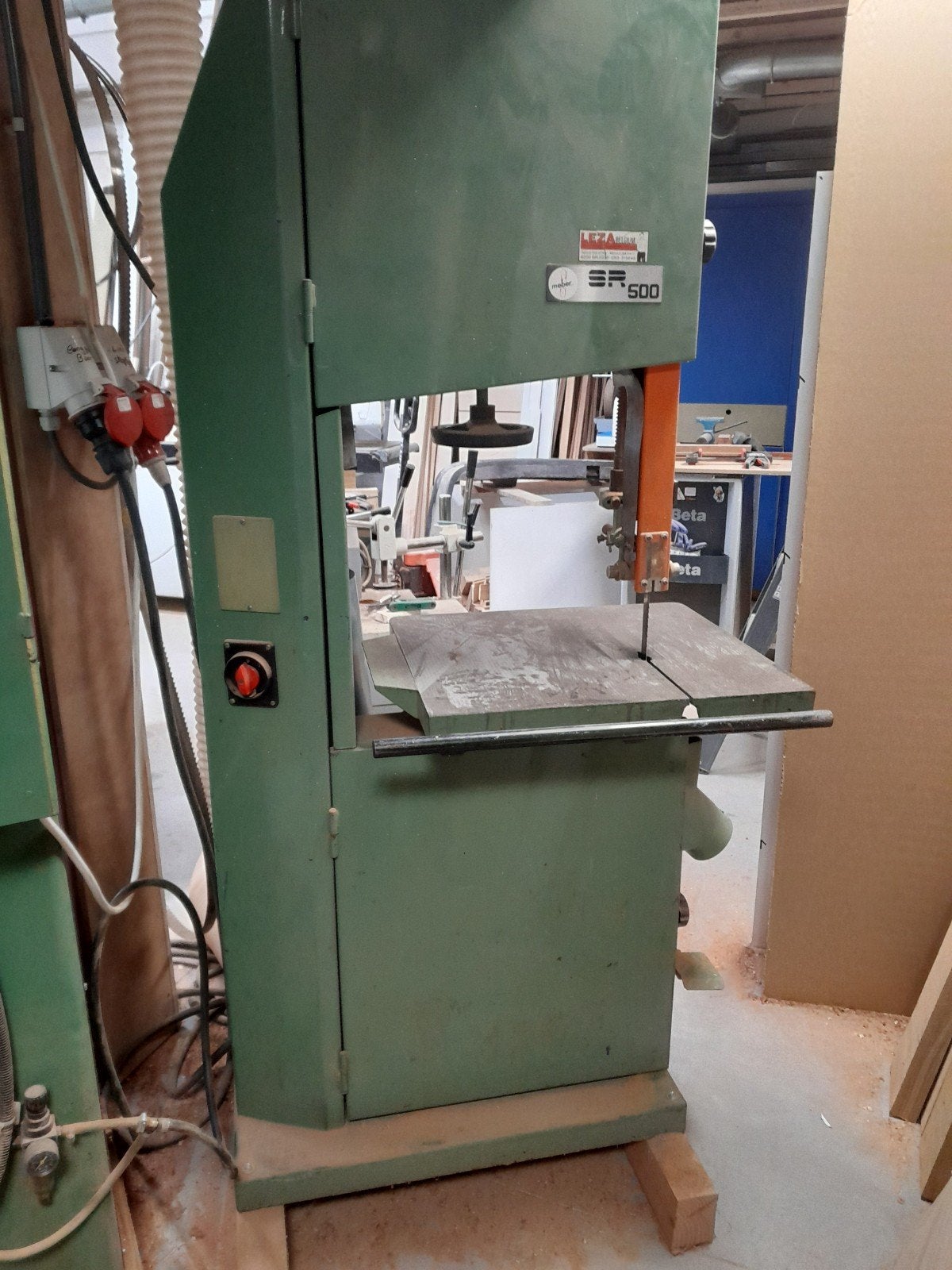 Lintzaag merk meber SR500, Ophalen, Gebruikt
