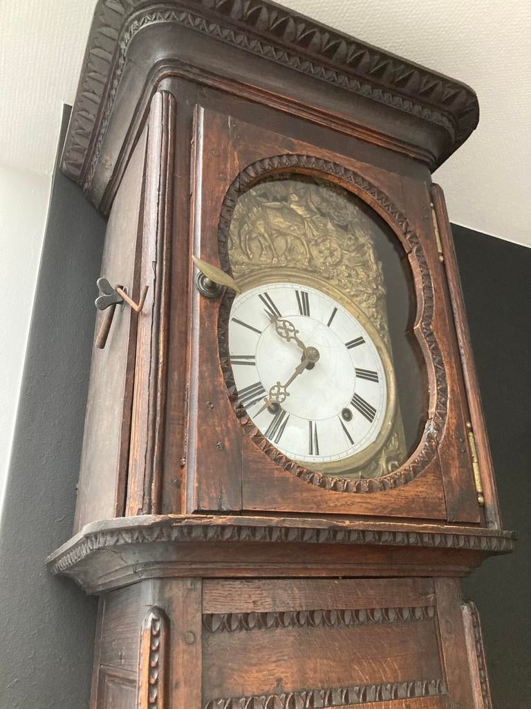 Horloge debout française ancienne originale, Enlèvement