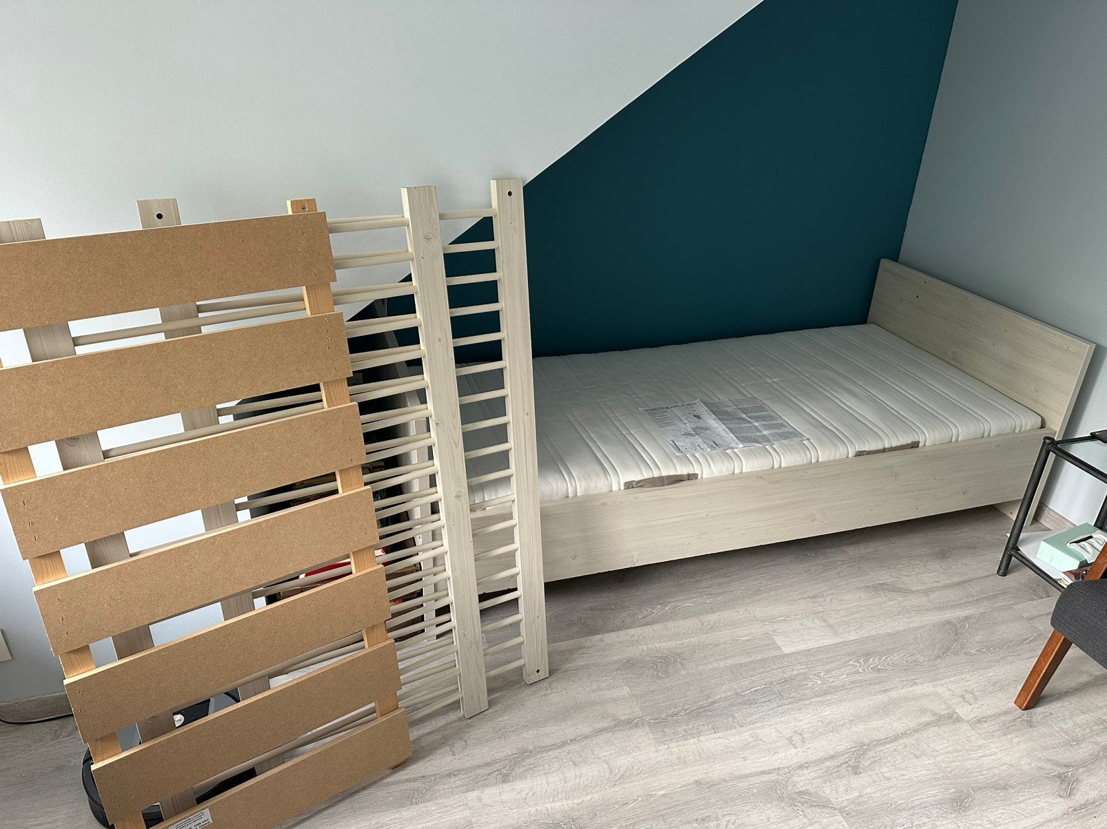 Meegroeibed “Amelie” mobiline 90x200, Ophalen, 85 tot 100 cm, Gebruikt, Lattenbodem