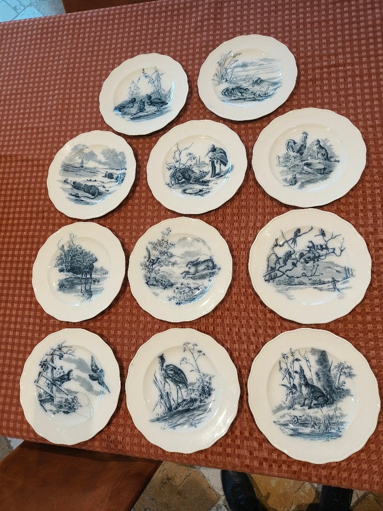 service assiettes Brown-Westhead, Moore & Co (BWM) -"FABLES", Enlèvement