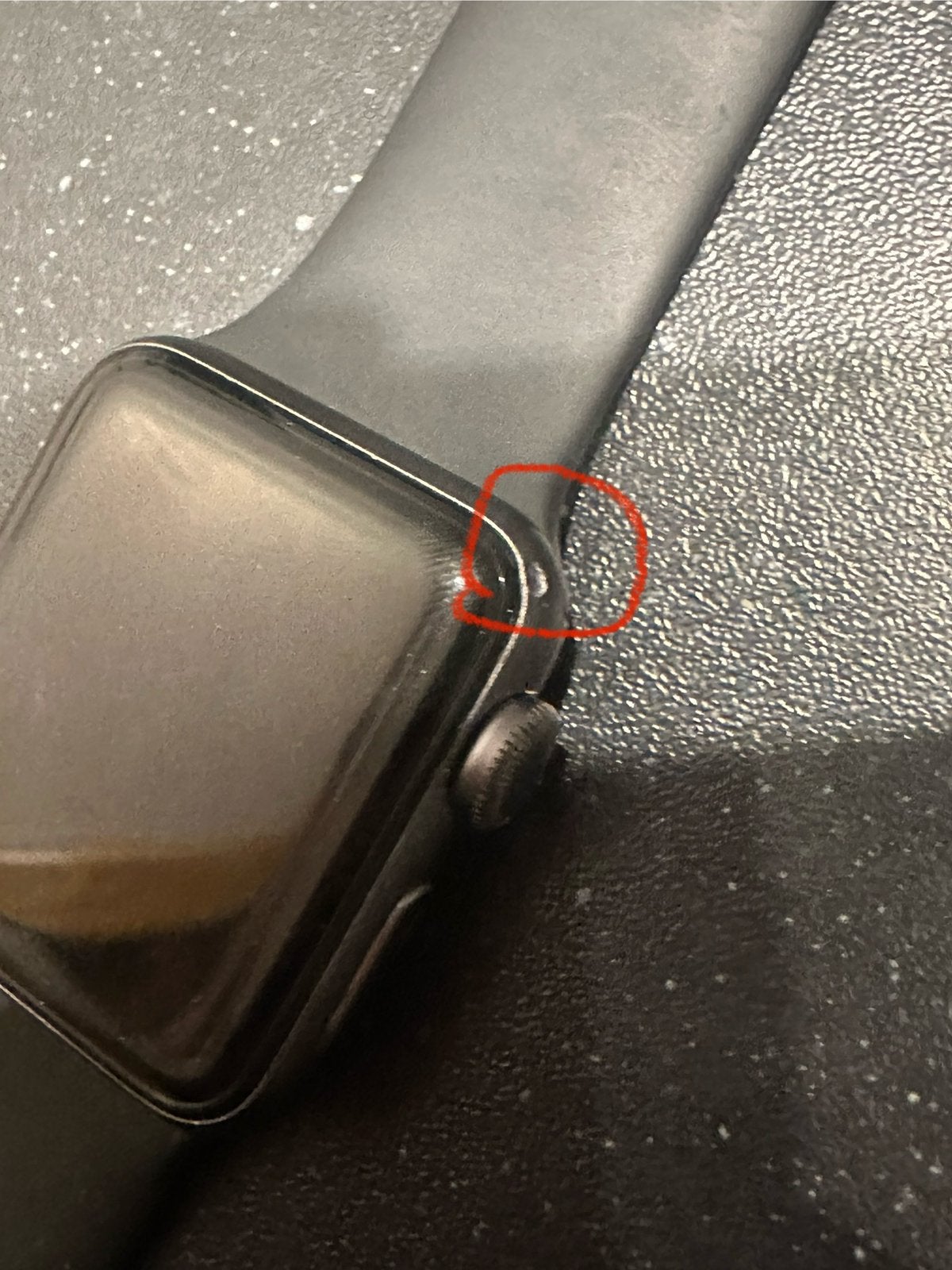 Apple watch series 3 38mm zwart, Handtassen en Accessoires, Smartwatches, Ophalen, Zo goed als nieuw, Zwart