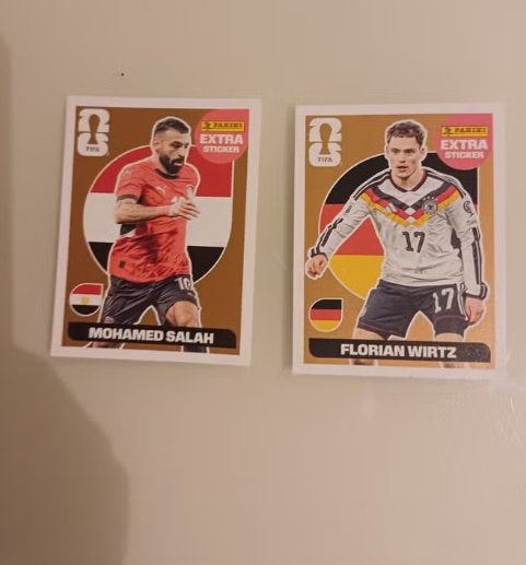 Mohamed Salah Florian Wirtz  Extra Stickers Panini WK 26, Collections, Enlèvement, Neuf, Autres types