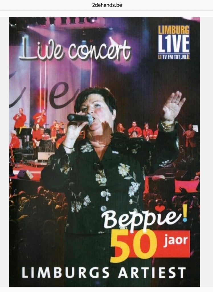 Beppie Kraft - 50 Jaor Limburgs artiest - Live concert, Cd's en Dvd's, Ophalen of Verzenden, Concert