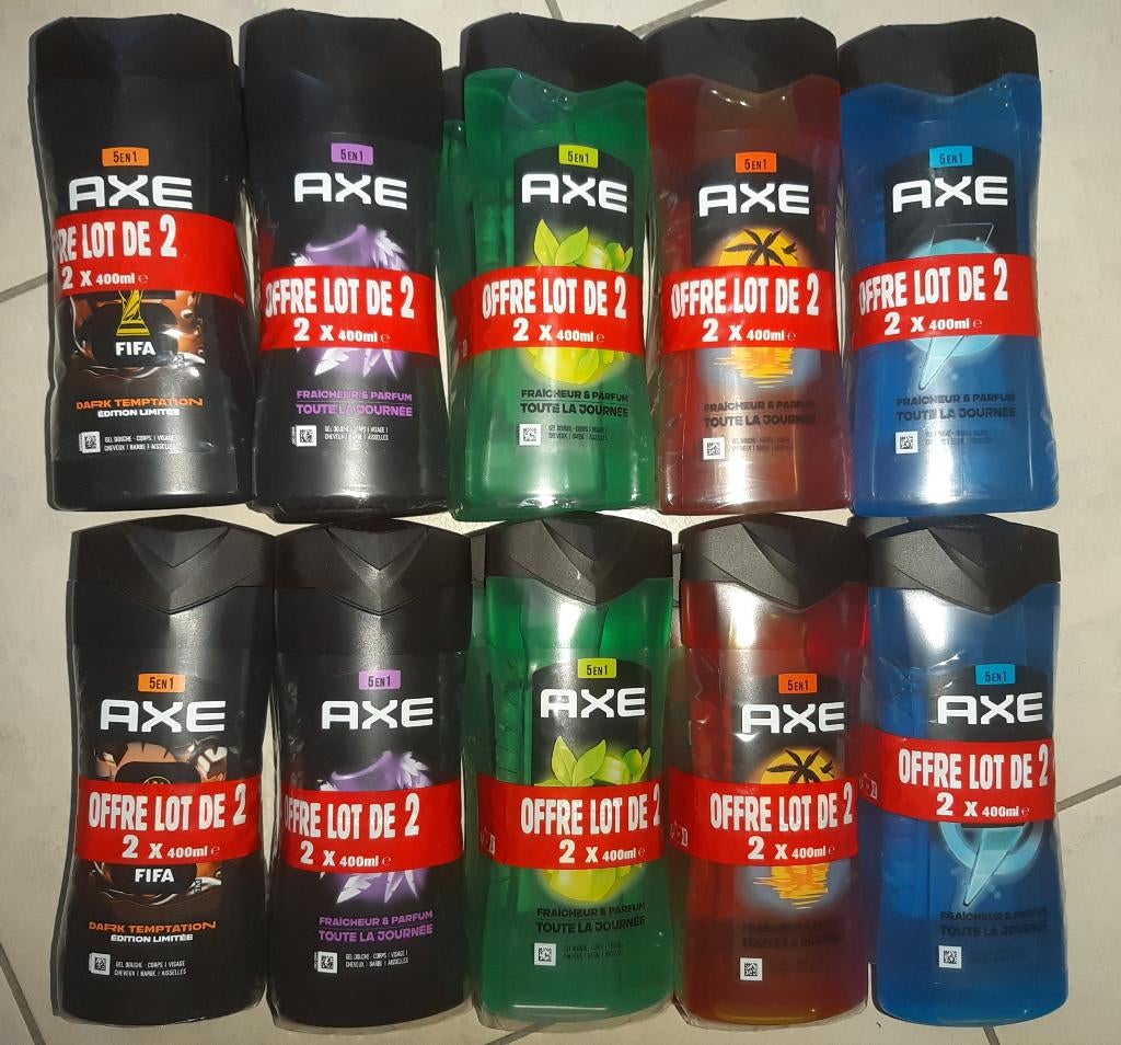 Axe gel douche 400 ml - 5 parfums, Bijoux, Sacs & Beauté, Beauté | Soins du corps, Enlèvement ou Envoi, Neuf, Baignoire & Douche