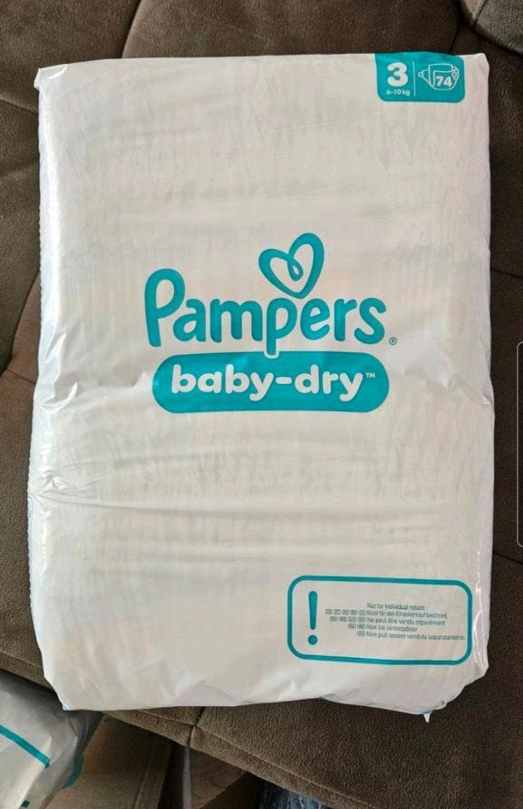 Pampers baby-dry maat 3, Enlèvement
