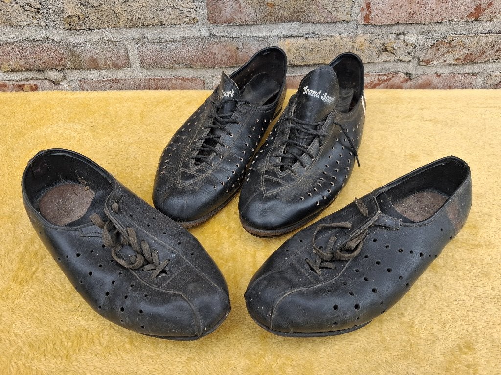 koppel oude renners schoenen ..jaren 50, Ophalen of Verzenden, Gebruikt