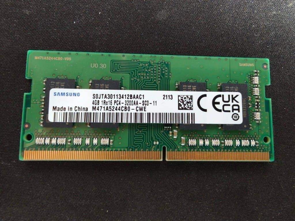 2x Samsung 4GB DDR4-3200 SO-DIMM laptop RAM, Computers en Software, RAM geheugen, Gebruikt, Verzenden, DDR4, Laptop
