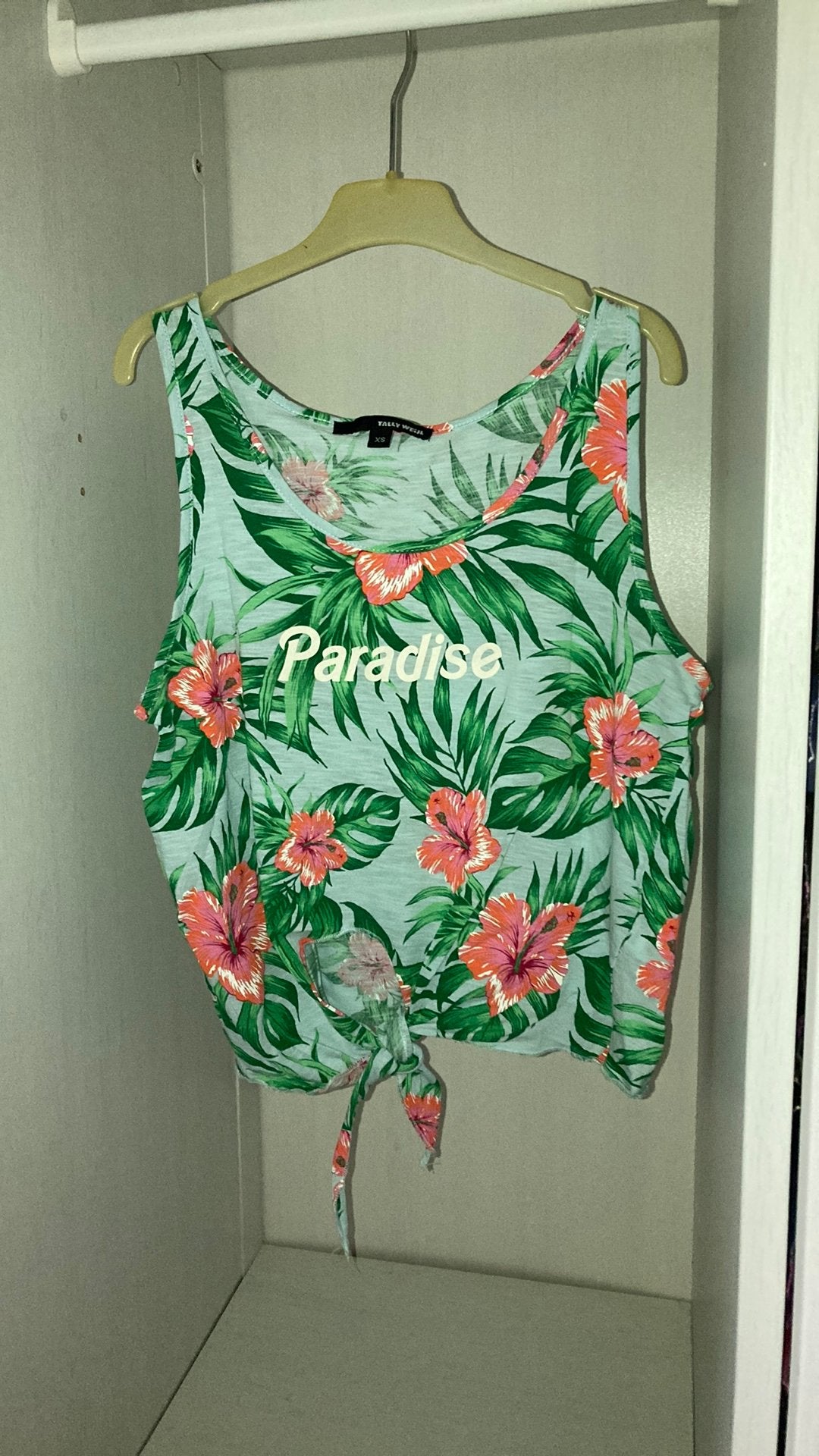 Tally Weijl tanktop, Kleding | Dames, T-shirts, Blauw, Ophalen of Verzenden, Zo goed als nieuw, Korte mouw