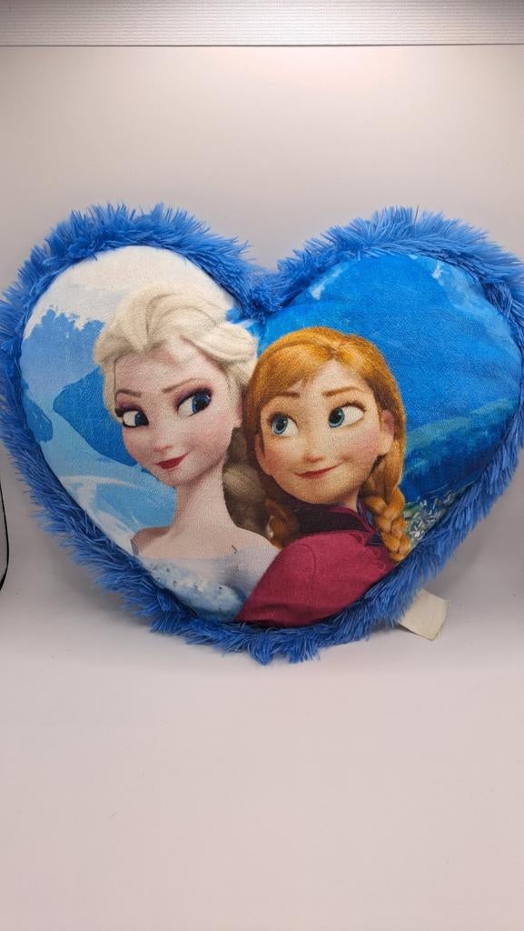 Coussin Disney Frozen Anna et Elsa 35 cm, Enlèvement ou Envoi