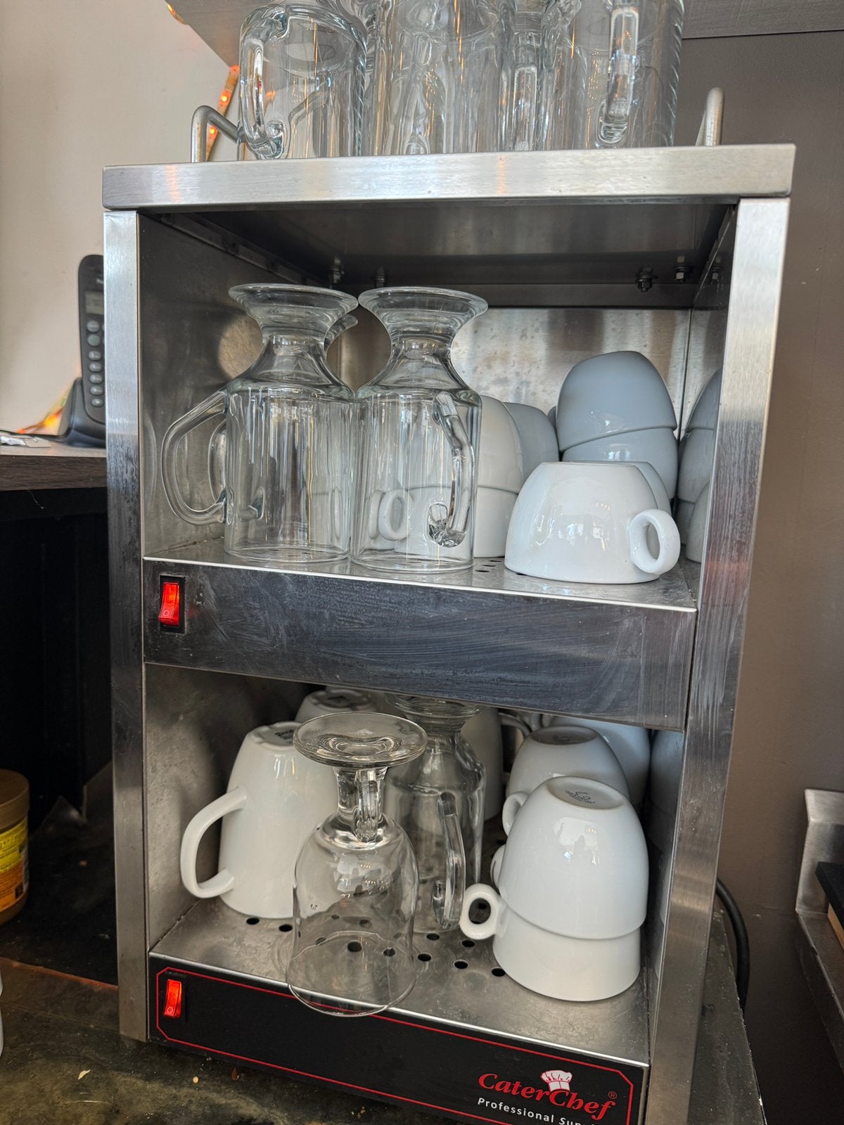 CaterChef professionele koppenwarmer RVS, Elektronische apparatuur, Koffiezetapparaten, Ophalen