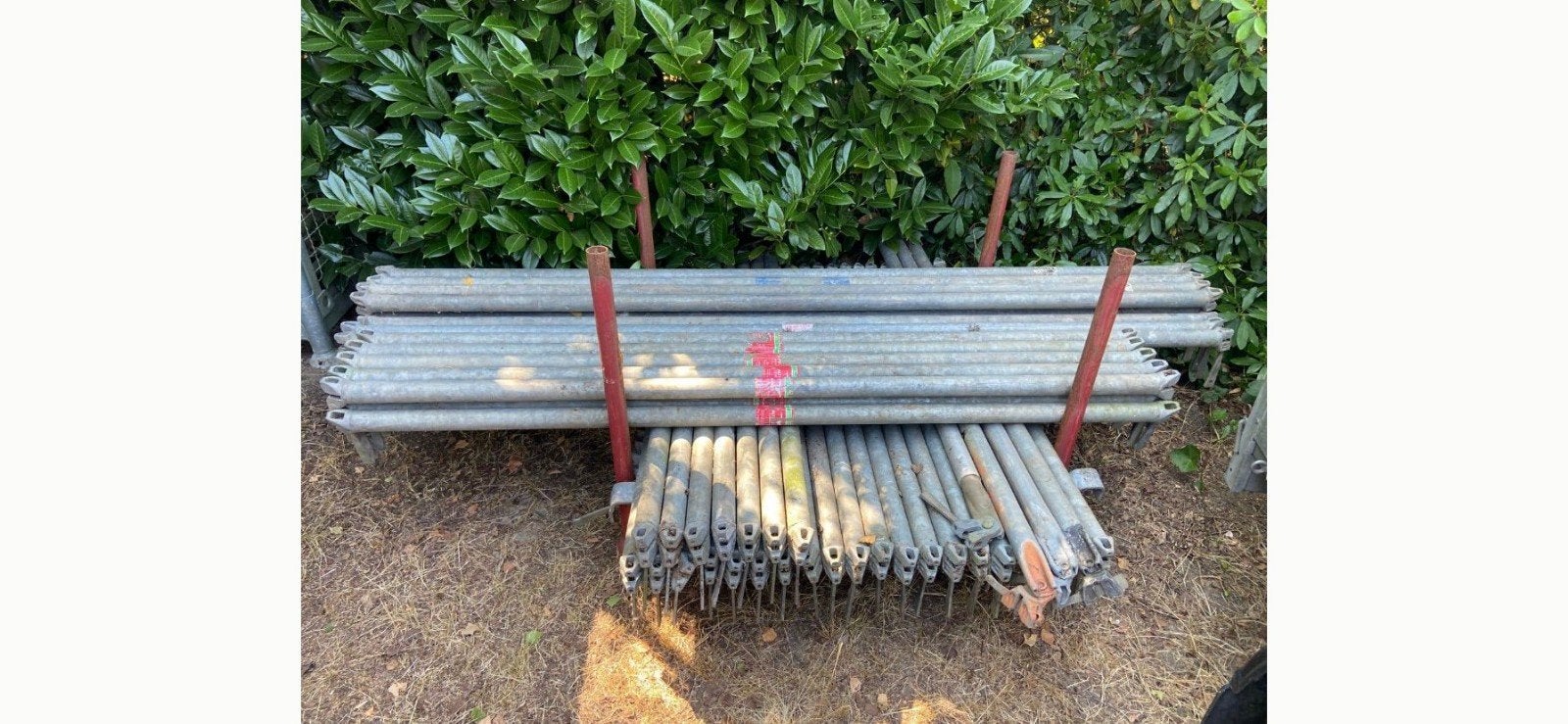 lot rozetstelling steiger liggers incourante maten, Ophalen, Gebruikt, Gevelsteiger